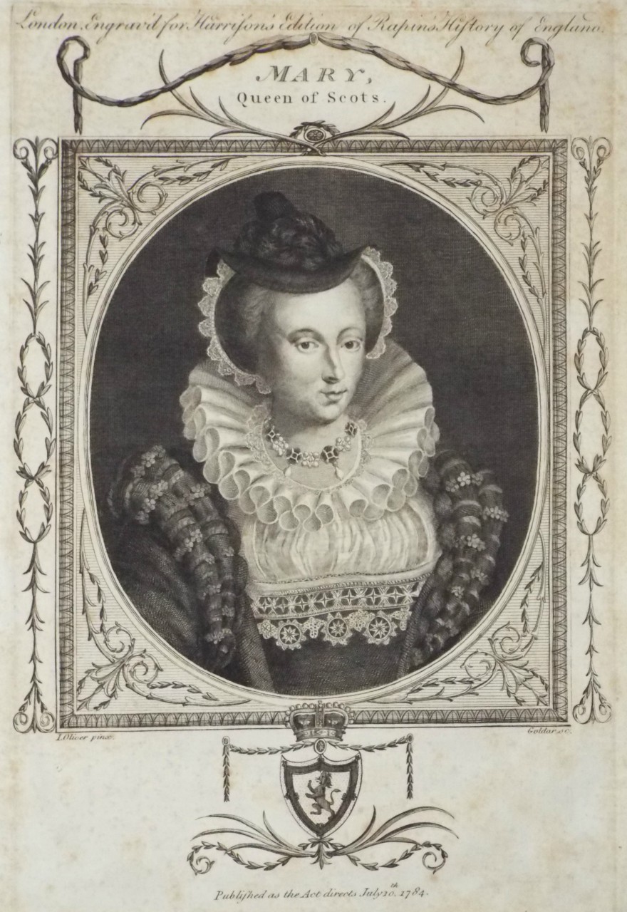 Print - Mary, Queen of Scots. - 
